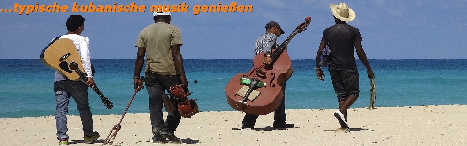 musiker am strand von varadero